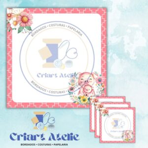 Bloco Destacável Personalizado – Tema Mamãe Bichinhos