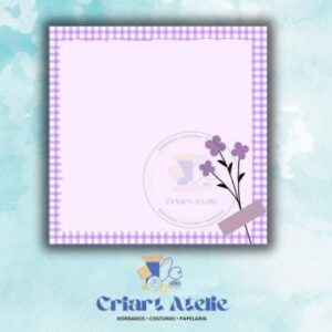 Bloquinho Destacável Lavanda – Simplicidade que Encanta!
